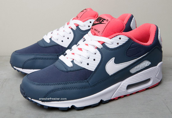 Nike WMNS Air Max 90 - Navy - White - Pink - Spring 2010