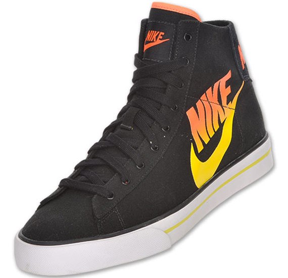 Nike Sweet Classic High – Canvas – Black – Orange – Yellow