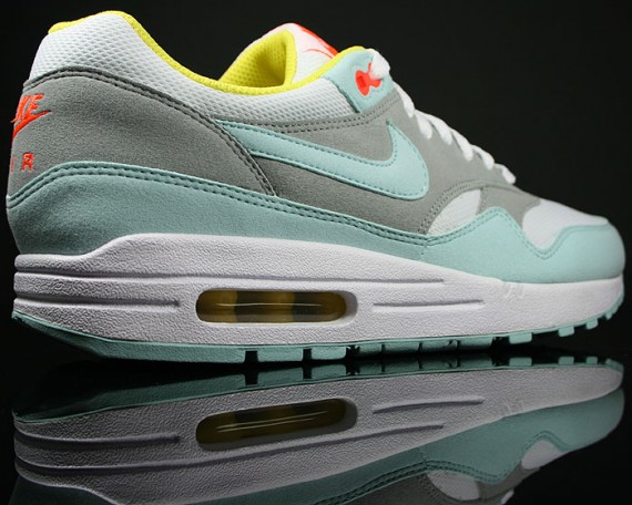 Nike WMNS Air Max 1 – Julep – White – Matte Silver