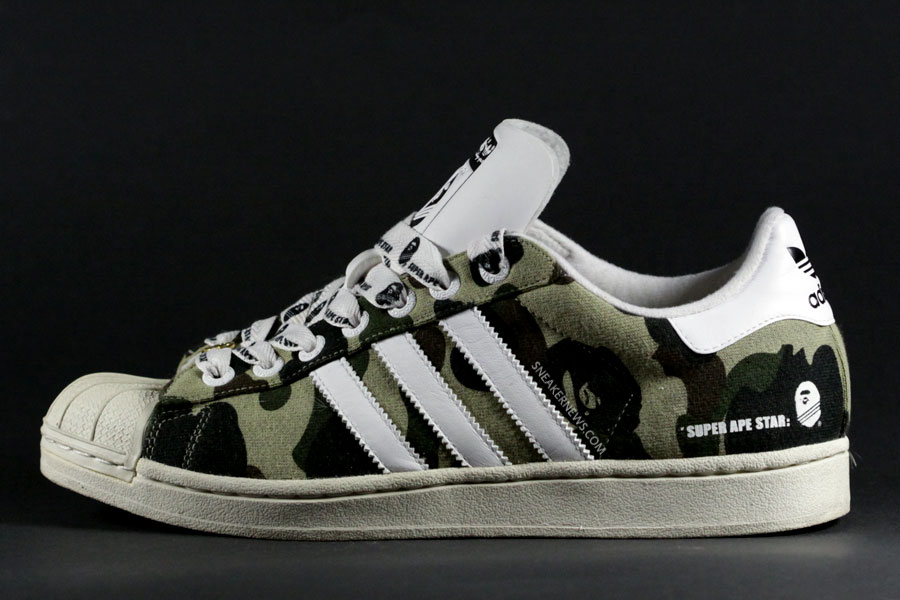 Classics Revisited: A Bathing Ape x Adidas Super Ape Star Camo