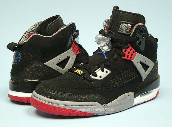 Air Jordan Spiz'ike - Black - Cement - Varsity Red - Available on eBay