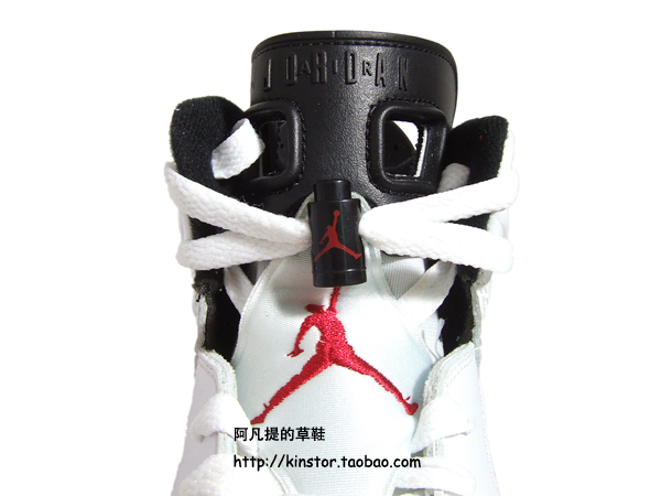 Air Jordan VI (6) Retro – White – Varsity Red – Detailed Images