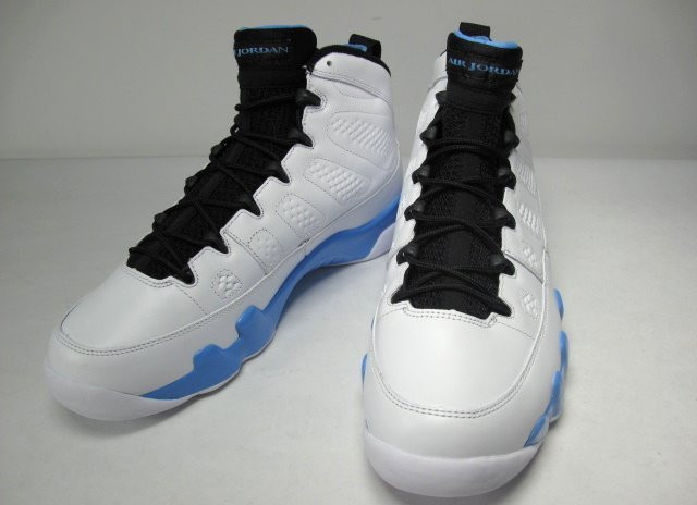 Air Jordan Ix 9 Retro Powder Blue 2010 Detail Images View 01
