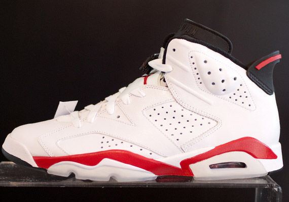 Air Jordan Vi White Red 2010