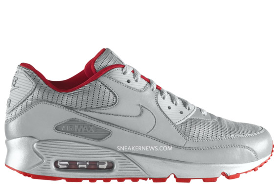 Air Max 90 Air Attack Silver Red 01