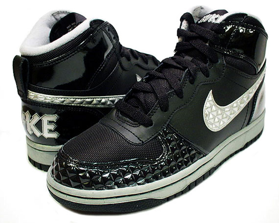 Nike Big Nike Hi LE (GS) – Rock N’ Roll Pack – Black – Metallic Silver