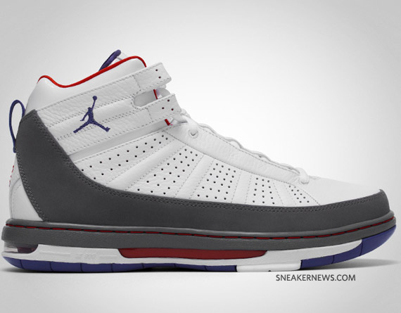 Jordan Flight Team White Blue Graphite Red