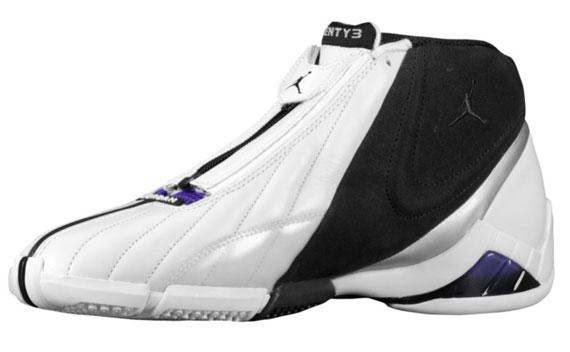 Jordan Super Freak White Black Purple 2