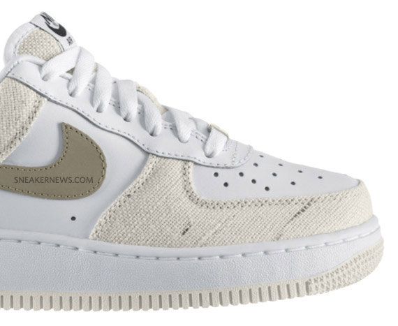 Nike Air Force 1 GS - White - Khaki - Birch - April 2010