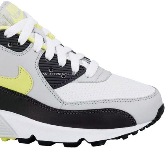 Nike Air Max 90 Gs Grey Lime 04