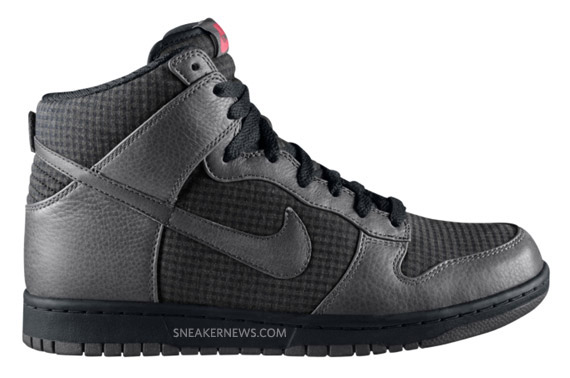 Nike Dunk High Black Midnight Fog Aster Pink 1