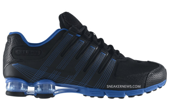 Nike Shox Nz 2 Air Attack Black Blue 01