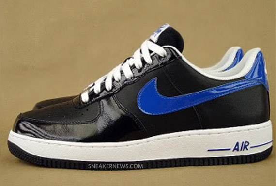 Nike Wmns Air Force 1 Black Sapphire Blue 2