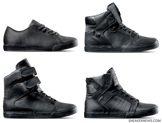 Supra Black Satin Pack