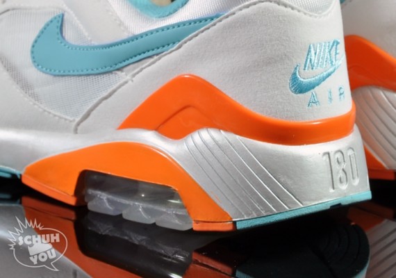 Nike Air 180 - White - Aqua - Orange | Available