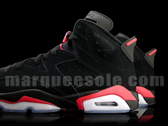 Air Jordan VI (6) Retro – Black – Infrared – New Images