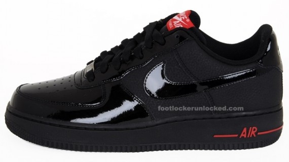 Nike Air Force 1 Low '07 - Black - Varsity Red - August 2010