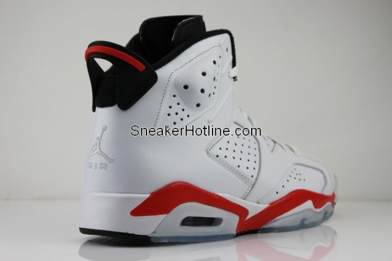 Air Jordan VI (6) Retro - White - Infrared 