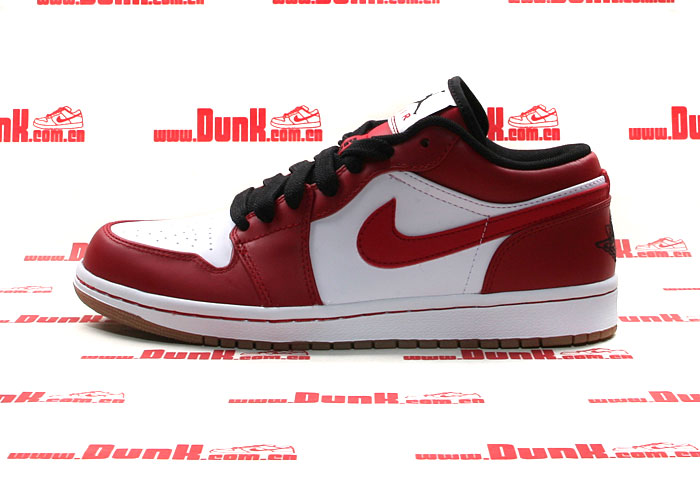 Air Jordan 1 Phat Low Red Black White Gum 01