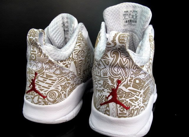 Air Jordan Accolades White Gold 04