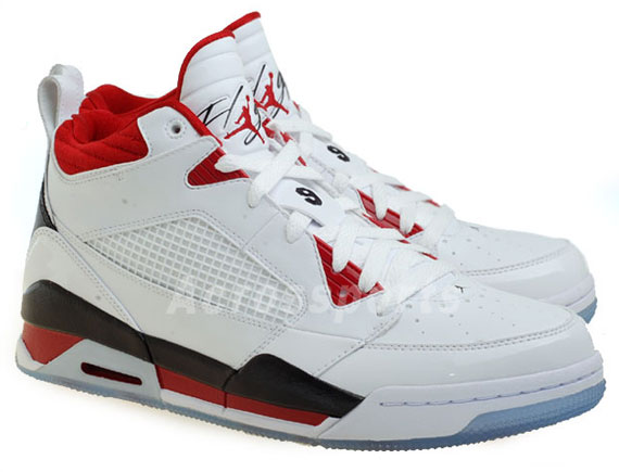 Air Jordan Flight 9 White Black Varsity Red Available 1