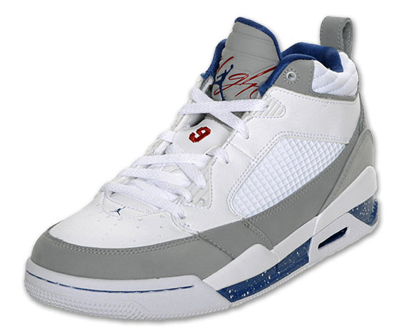 Air Jordan Flight 9 – White – True Blue – Stealth