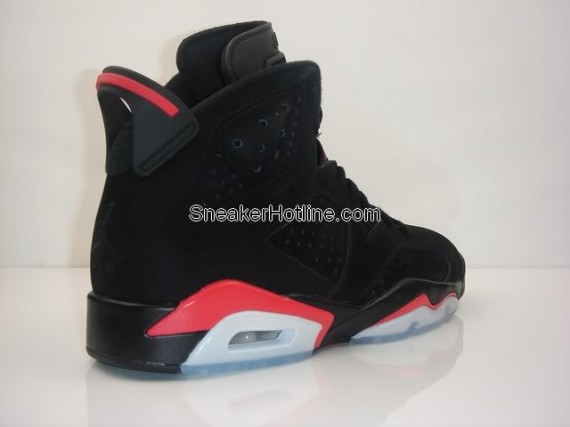 Air Jordan VI (6) Retro – Black – Infrared