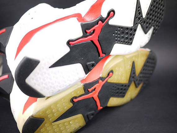 Air Jordan Vi White Infrared Varsity Red Comparison 7