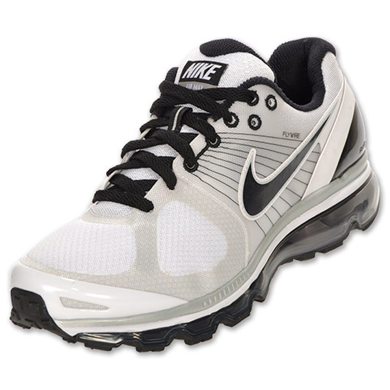 Air Max 2010 Mens White Black 01