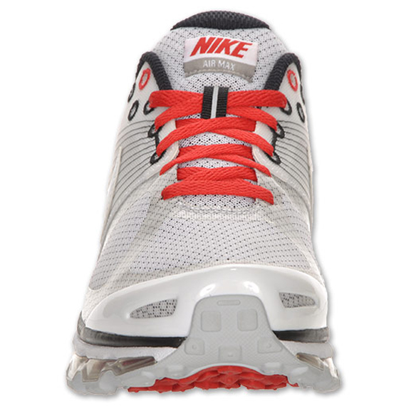 Air Max 2010 Mens White Red 04