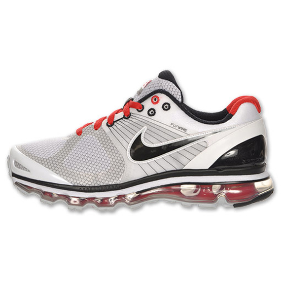 Air Max 2010 Mens White Red 05