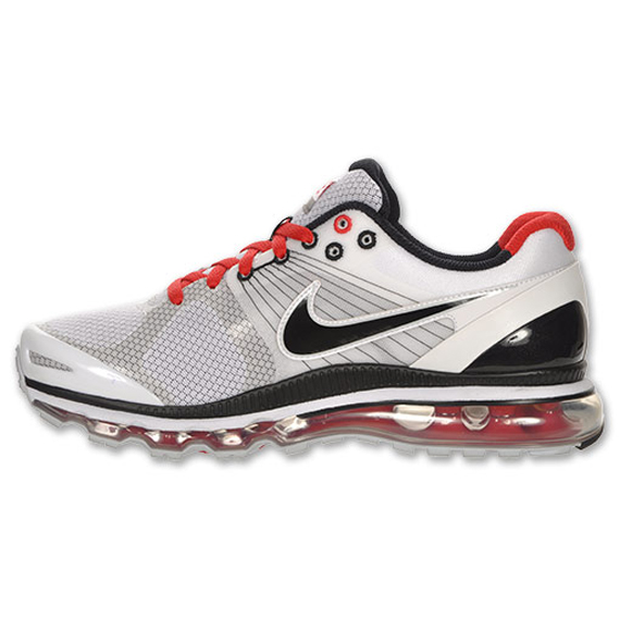 Air Max 2010 Mens White Red 06