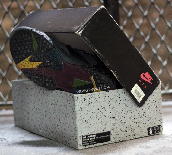 Classics Revisited: Air Jordan VII – Black – Light Graphite – Bordeaux