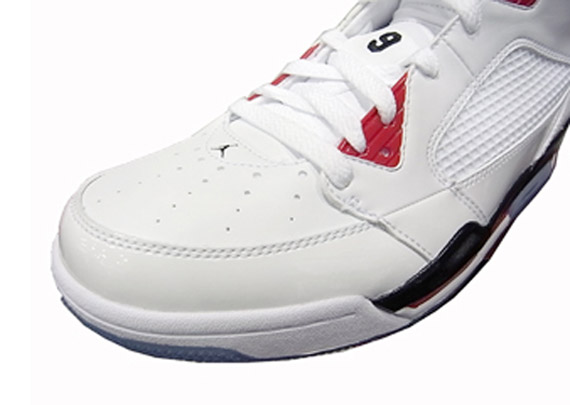 Air Jordan Flight 9 - White - Varsity Red - Black