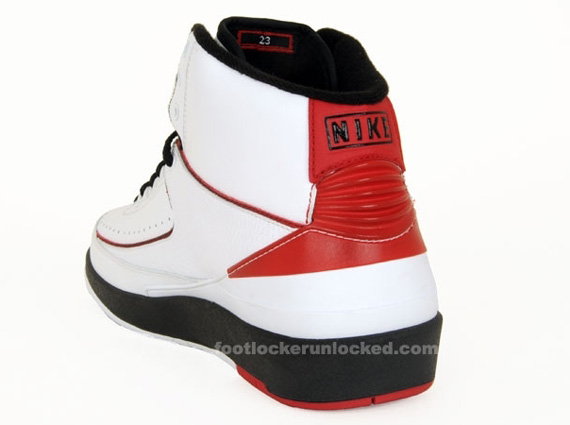 Jordan 2 Black White Red Date Change 00