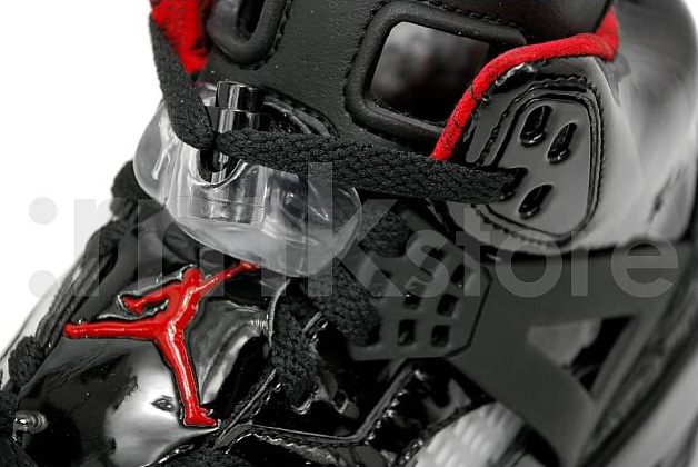 Jordan Spizike Black Patent Stealth Red Ebay 03