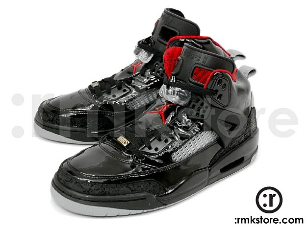 Jordan Spizike Black Patent Stealth Red Ebay 07