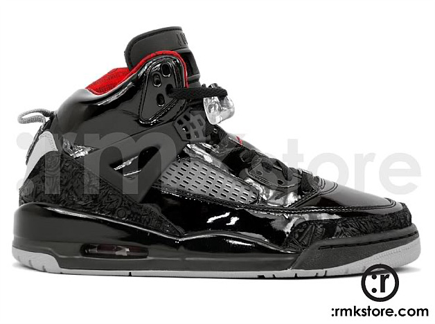 Jordan Spizike Black Patent Stealth Red Ebay 08
