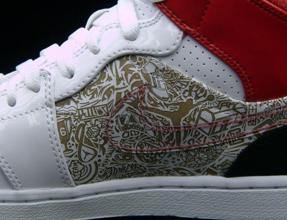 Air Jordan 1 Retro Phat 20 – White – Black – Red | Available