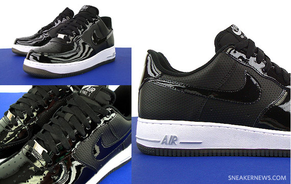 Nike Air Force 1 - Black Patent - Ice | Available on eBay