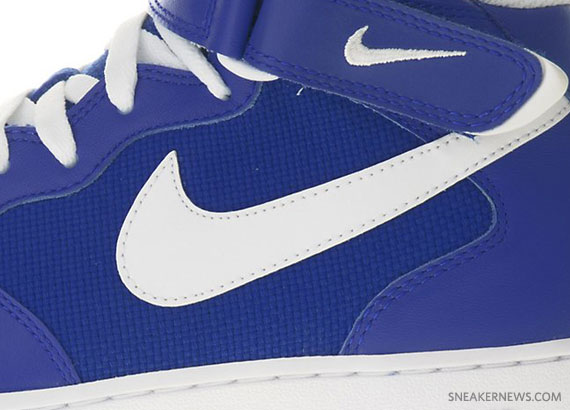 Nike Air Force 1 Mid ’07 Premium – Varsity Royal – White