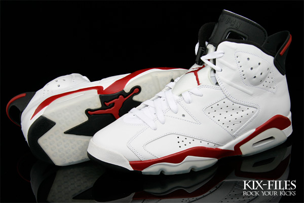 Nike Air Jordan 6 White Red 2