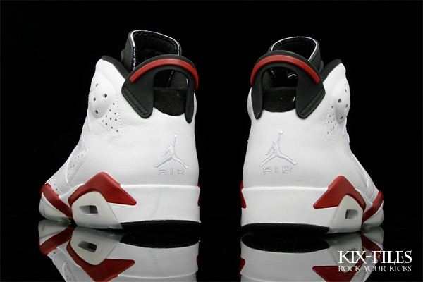 Nike Air Jordan 6 White Red 4