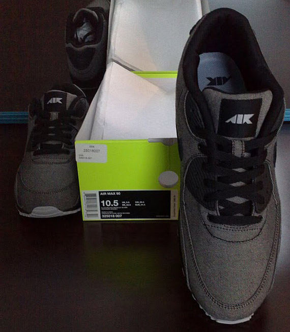 Nike Air Max 90 Black Metallic Silver Air Attack 7