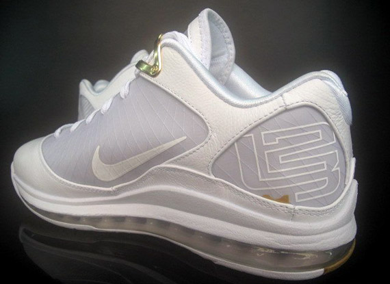 Nike Air Max Lebron Vii Low White Gold 6