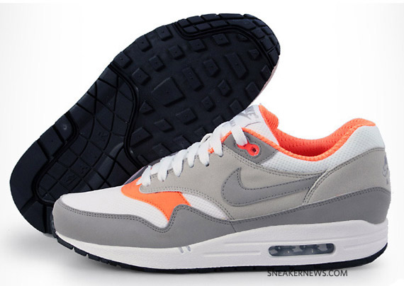 Nike Air Max White Grey Total Orange 2