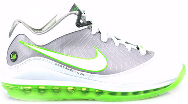 Nike Air Zoom Lebron James Vii 7 Low White Mean Green Dunkman 01