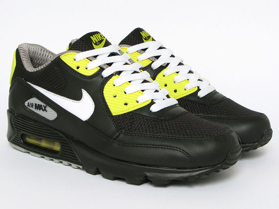 Nike Am 90 Premium Blk Vibrant Yellow 04