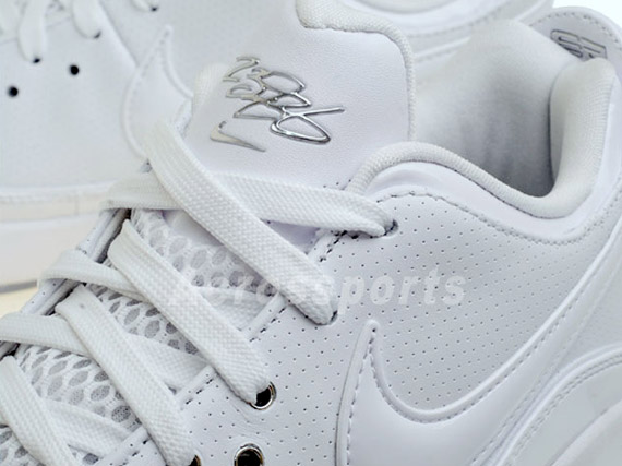 Nike Lebron Vii Low White Metallic Silver 5