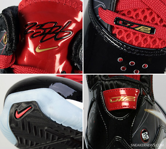 Nike Lebron Vii Ps Black Red Summary